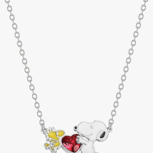 Snoopy cristal red necklace - Picture 2 of 4
